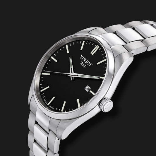 TISSOT PR 100 BLACK DIAL 40mm