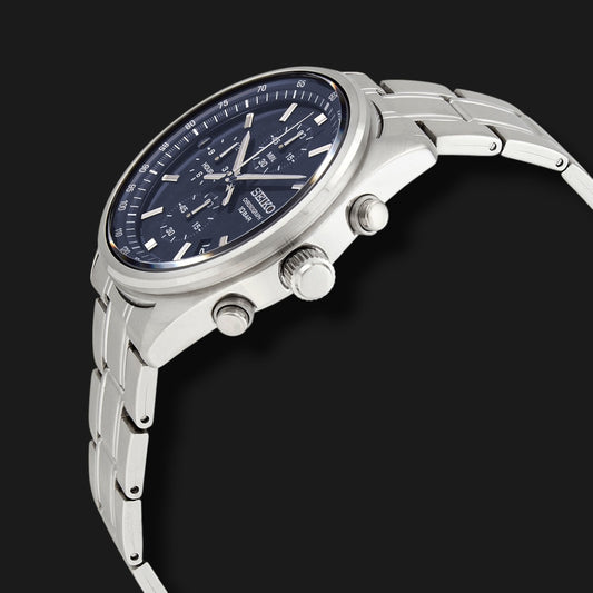SEIKO CHRONOGRAPH BLUE DIAL 41.5mm