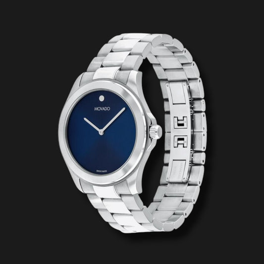 MOVADO CHALLENGER QUARTZ BLUE DIAL 38mm (Preventa)