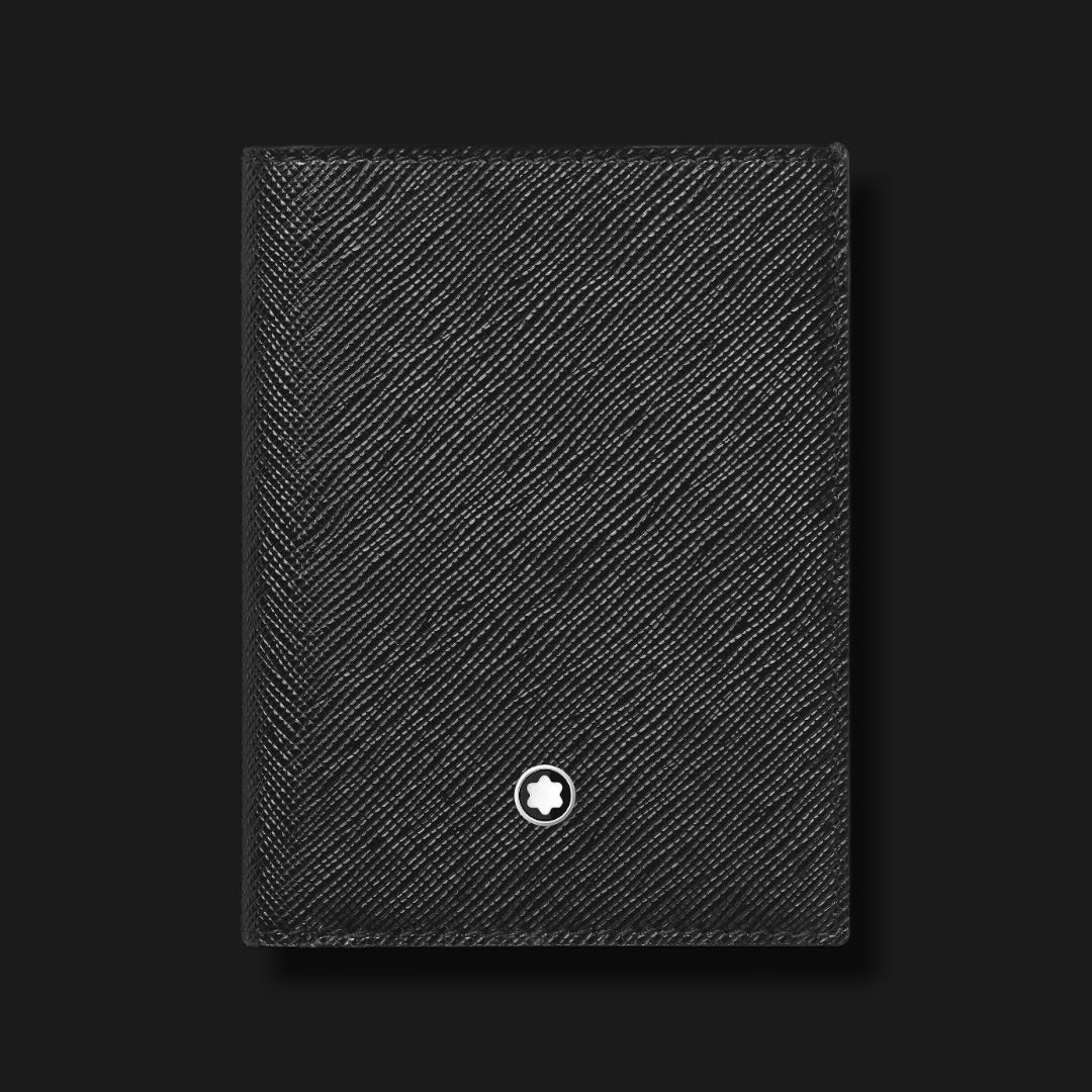 MONTBLANC SARTORIAL BLACK MINI WALLET 4CC