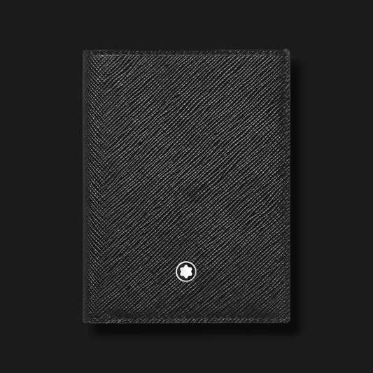 MONTBLANC SARTORIAL BLACK MINI WALLET 4CC