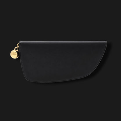 BURBERRY SHIELD BLACK LEATHER