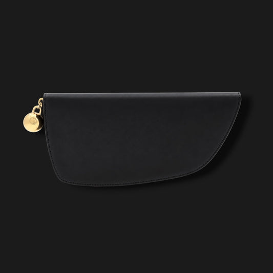 BURBERRY SHIELD BLACK LEATHER