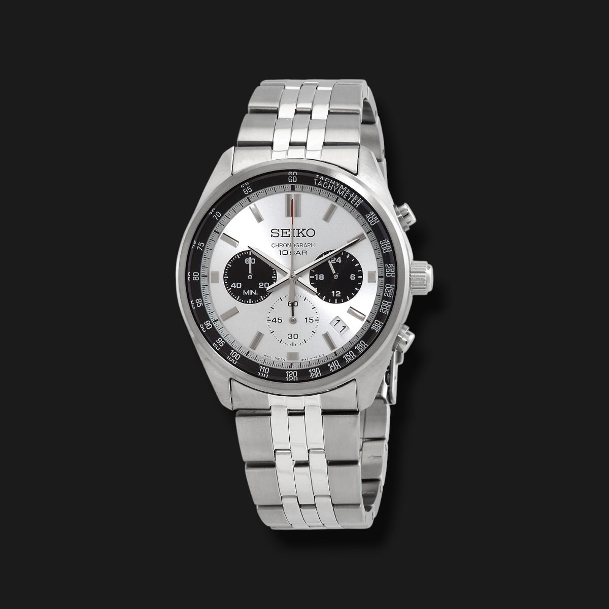 SEIKO CHRONOGRAPH SILVER DIAL 41.5mm
