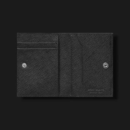 MONTBLANC SARTORIAL BLACK MINI WALLET 4CC