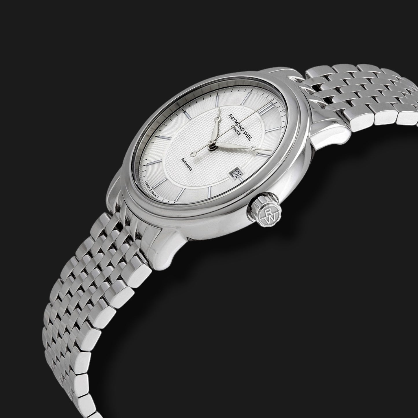 RAYMOND WEIL MAESTRO SILVER DIAL 39.5mm