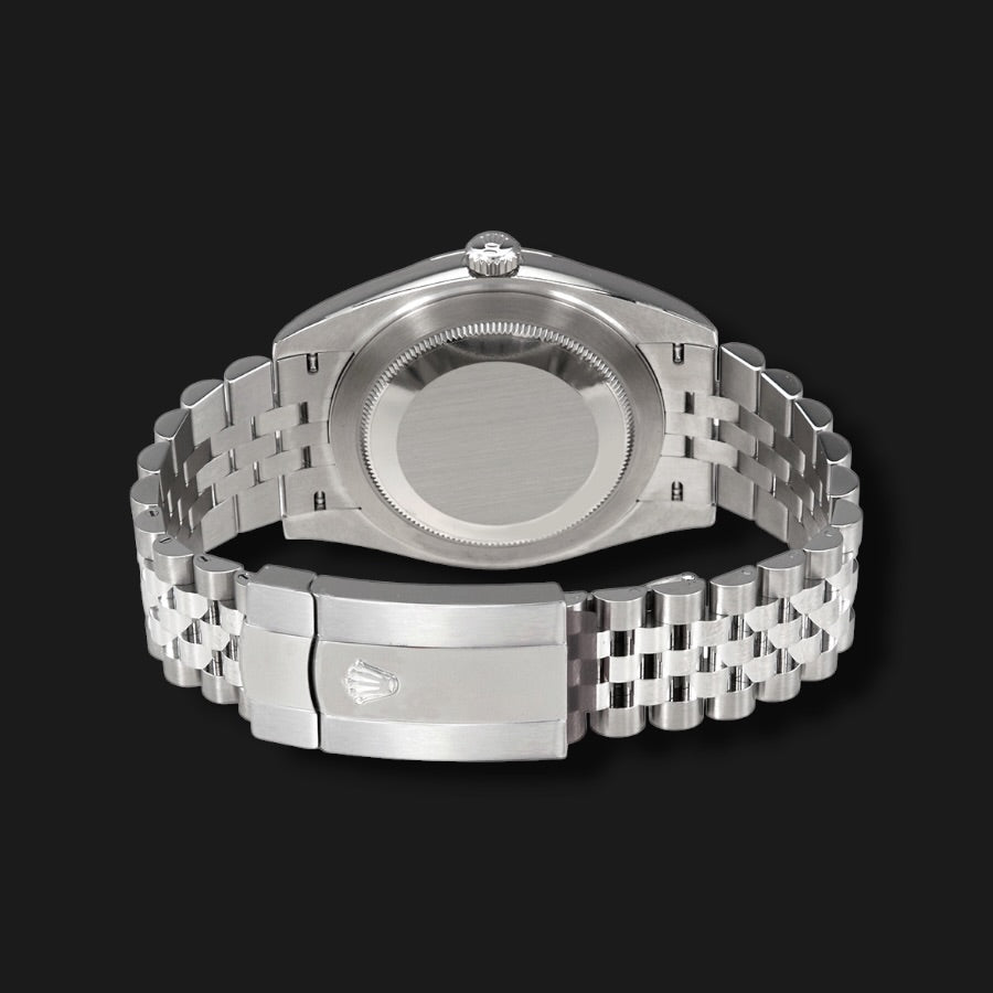 ROLEX DATEJUST SILVER DIAL 41mm