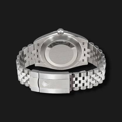 ROLEX DATEJUST SILVER DIAL 41mm