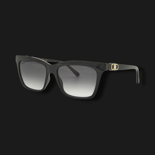 FERRAGAMO GREY GRADIENT RECTANGULAR