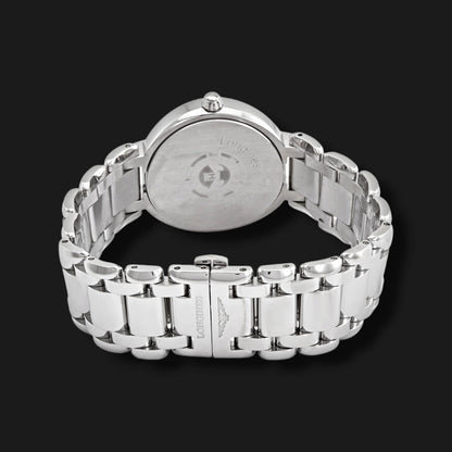 LONGINES PRIMALUNA MOONPHASE SILVER DIAL 34mm