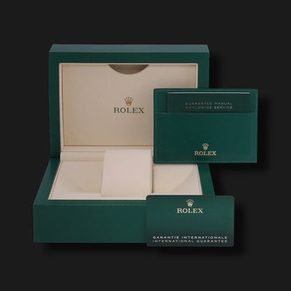 ROLEX DATEJUST BLACK DIAL 41mm