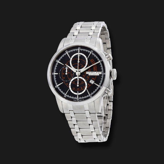 HAMILTON RAILROAD BLACK DIAL 44mm