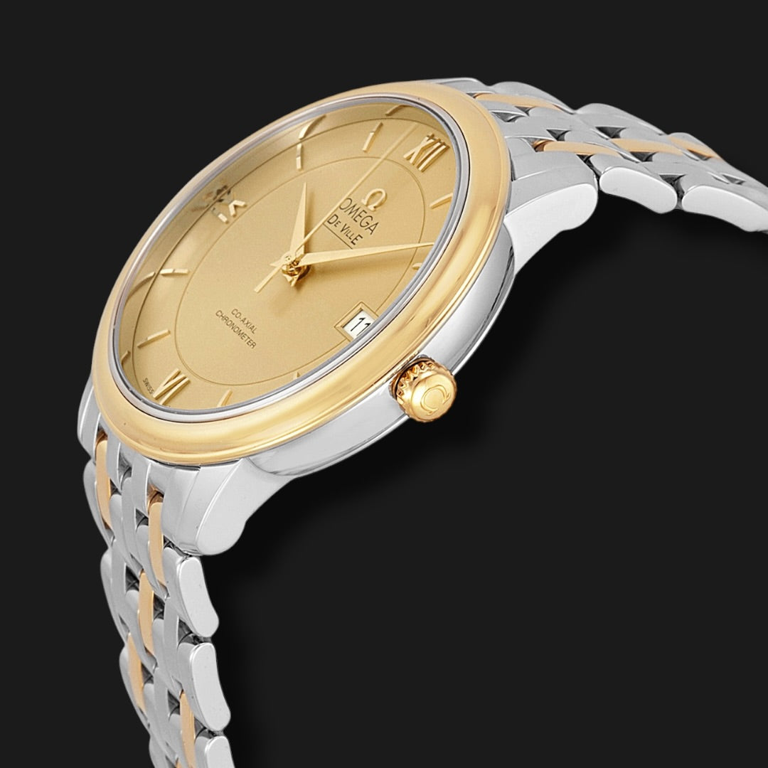 OMEGA DE VILLE PRESTIGE 18kt GOLD CHAMPAGNE  36.8mm (Preventa)