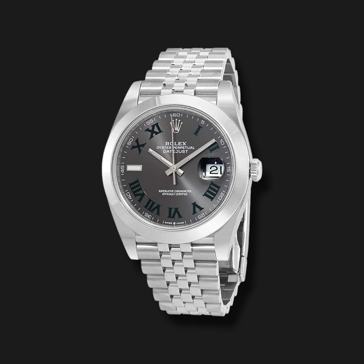 ROLEX DATEJUST 41 SLATE DIAL JUBILEE 41mm