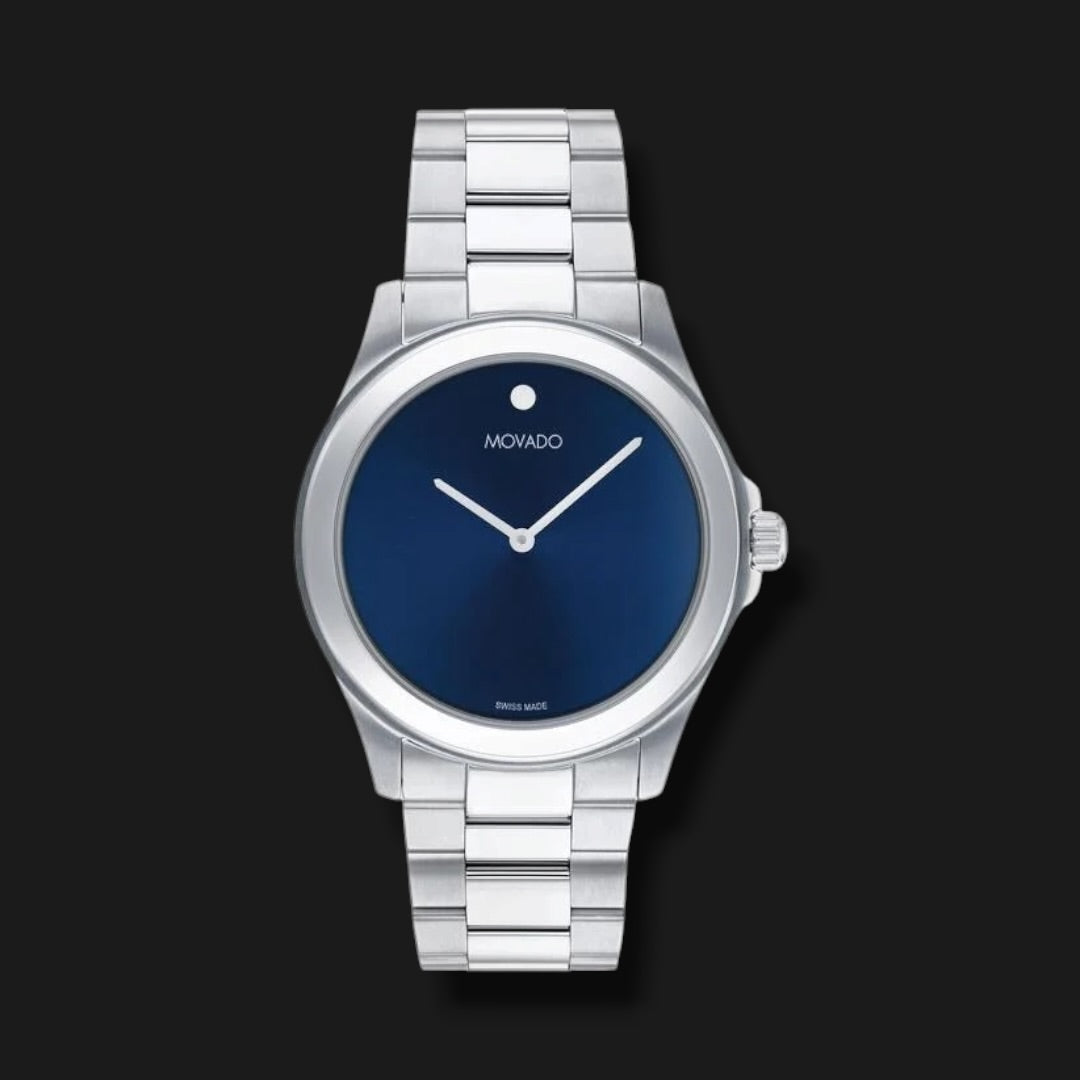 MOVADO CHALLENGER QUARTZ BLUE DIAL 38mm (Preventa)