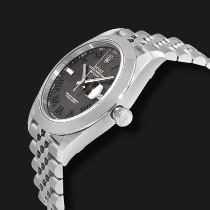 ROLEX DATEJUST 41 SLATE DIAL JUBILEE 41mm