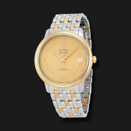 OMEGA DE VILLE PRESTIGE 18kt GOLD CHAMPAGNE  36.8mm (Preventa)