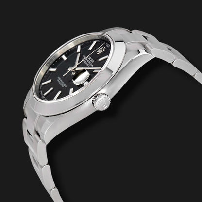 ROLEX DATEJUST BLACK DIAL 41mm