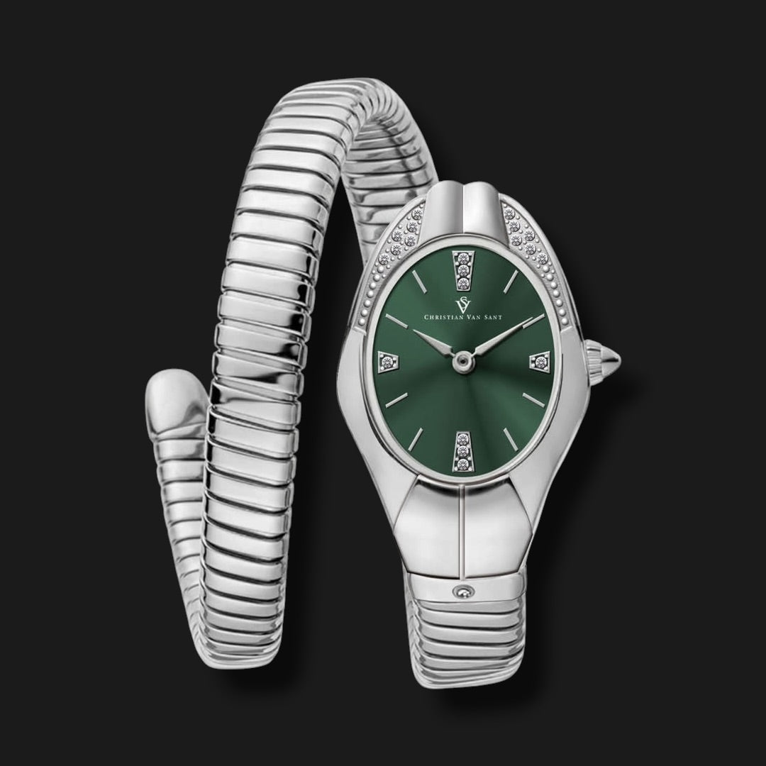 CHRISTIAN VAN SANT NAGA QUARTZ GREEN DIAL 22mm (Preventa)