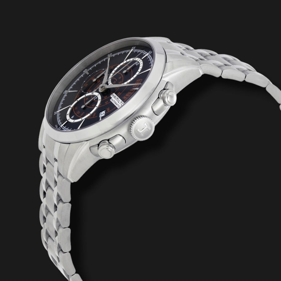 HAMILTON RAILROAD BLACK DIAL 44mm