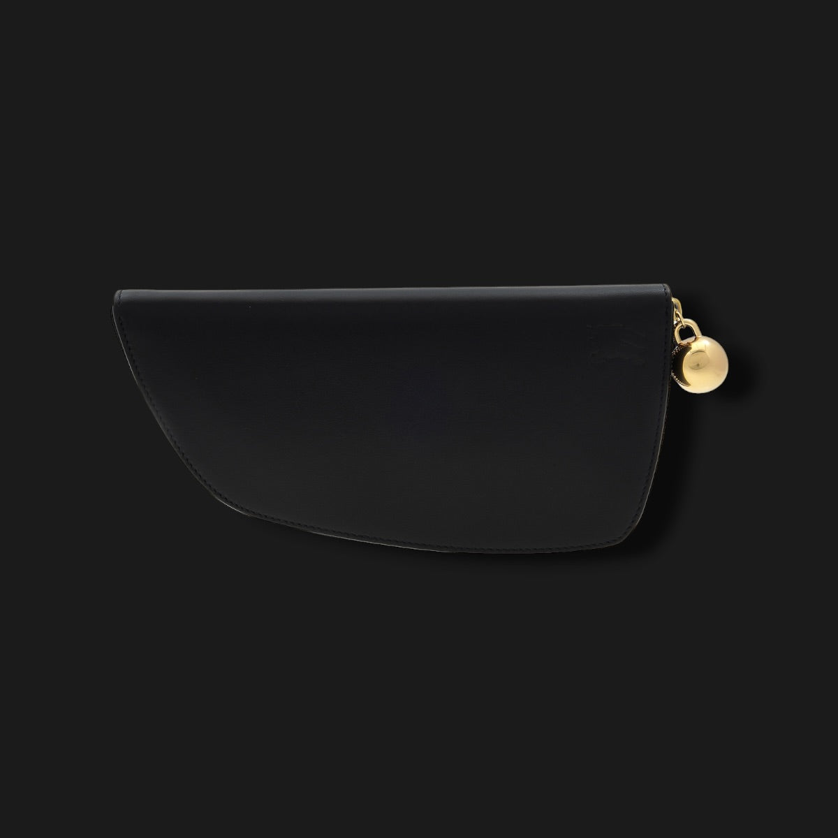 BURBERRY SHIELD BLACK LEATHER