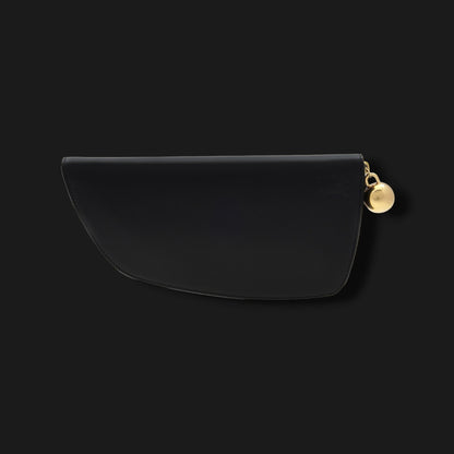BURBERRY SHIELD BLACK LEATHER
