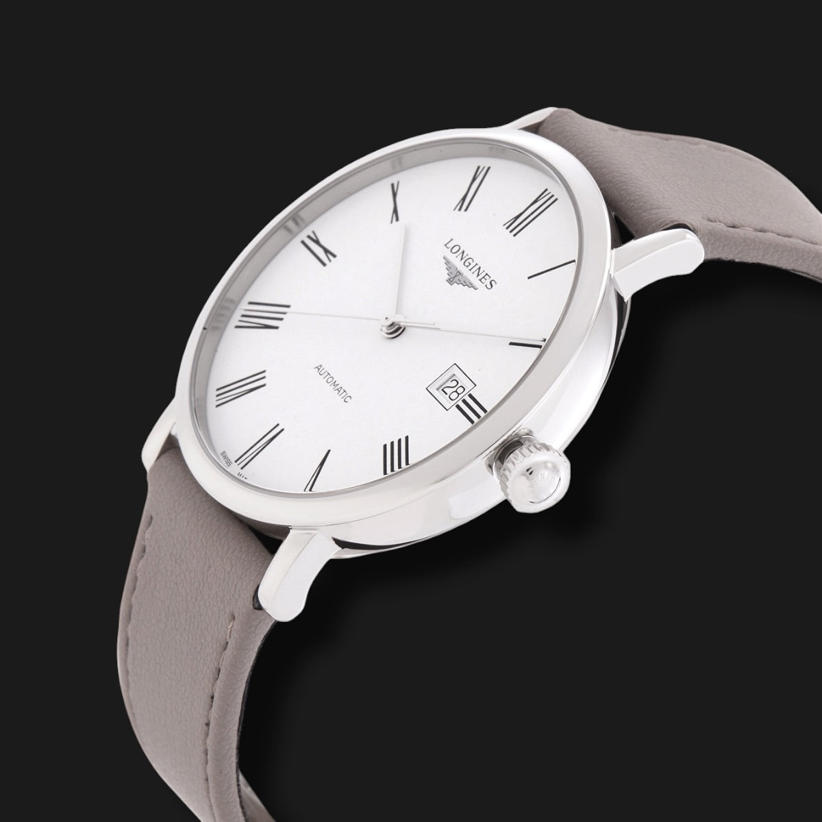 LONGINES ELEGANT AUTOMATIC WHITE DIAL 41mm