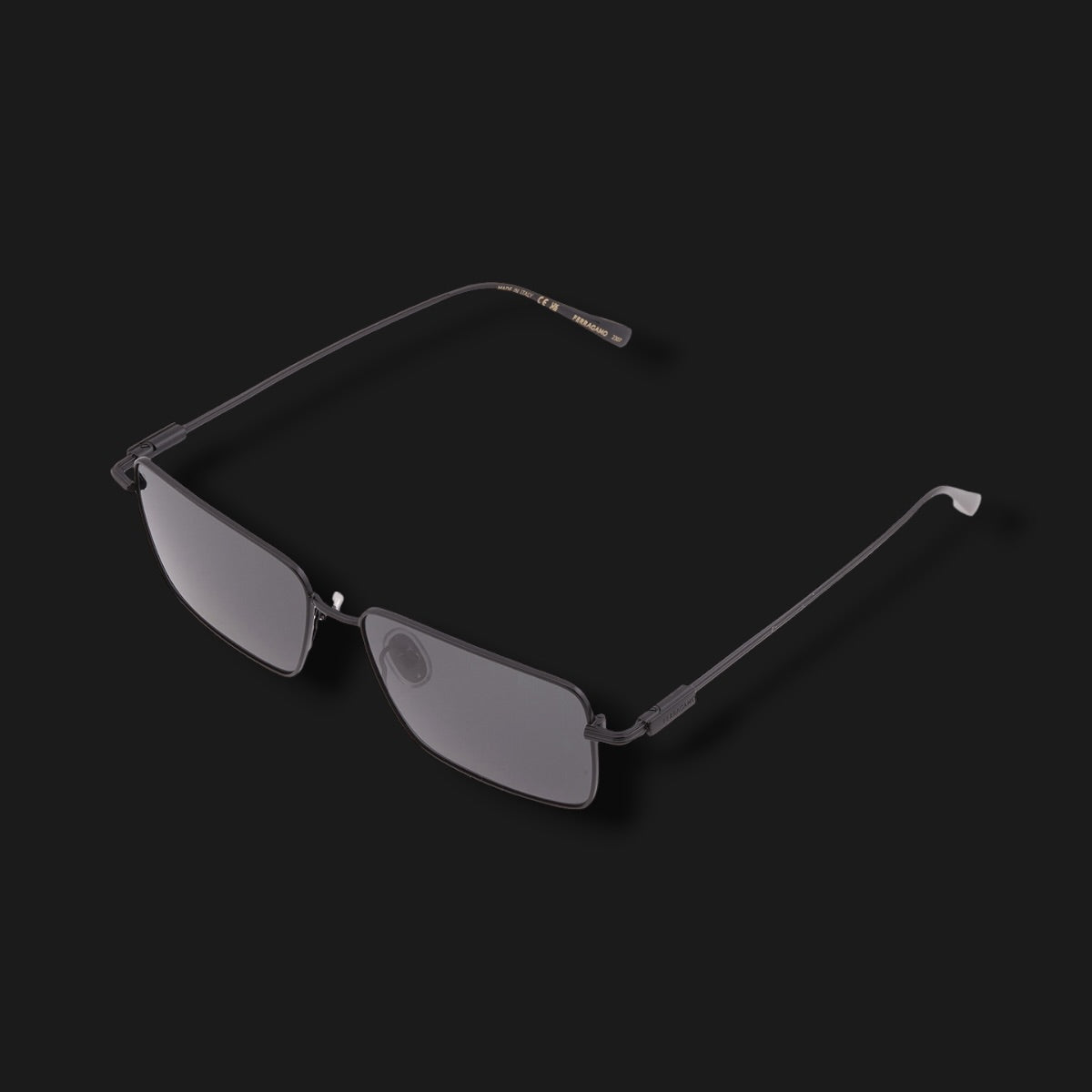 FERRAGAMO DARK GREY RECT. (Preventa)