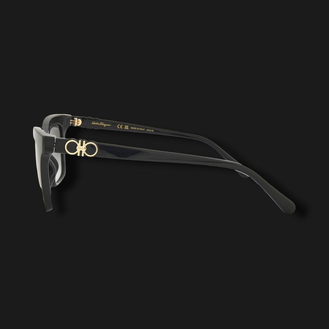 FERRAGAMO GREY GRADIENT RECTANGULAR