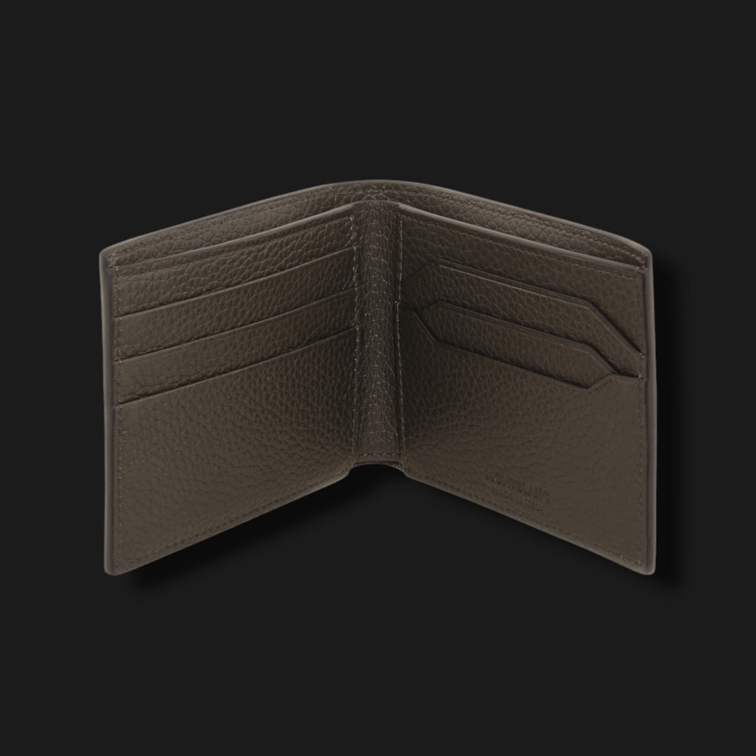 MONTBLANC GRAIN LEATHER 6CC KHAKI