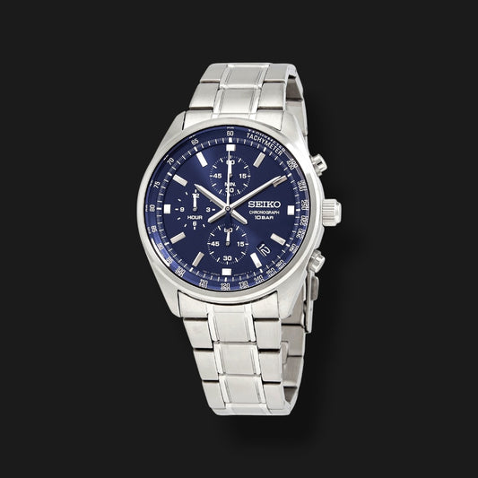 SEIKO CHRONOGRAPH BLUE DIAL 41.5mm