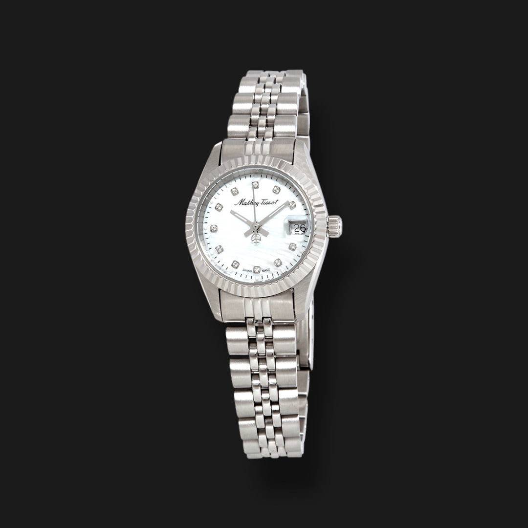 MATHEY-TISSOT CRYSTAL WHITE MATHEY II PEARL 26mm