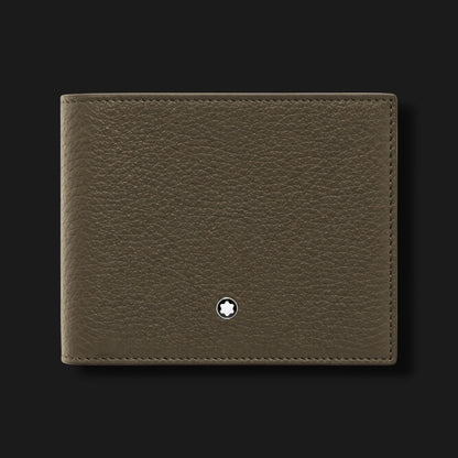 MONTBLANC GRAIN LEATHER 6CC KHAKI