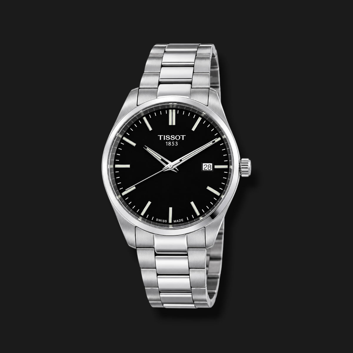 TISSOT PR 100 BLACK DIAL 40mm