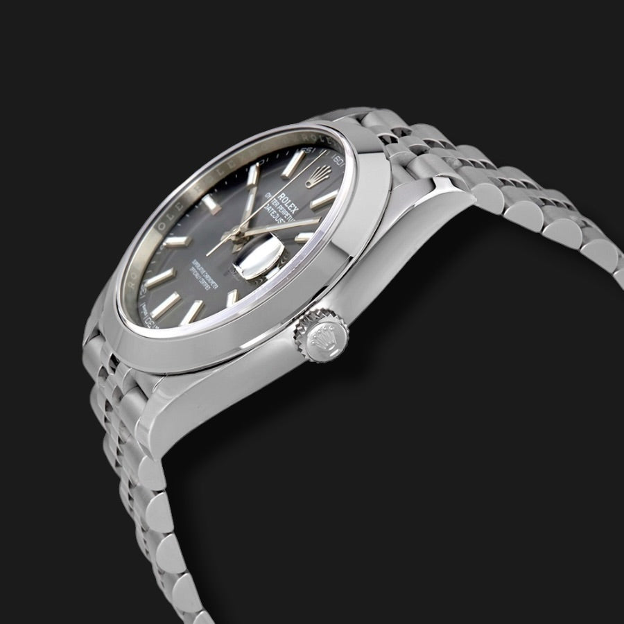 ROLEX DATEJUST 41 RHODIUM DIAL JUBILEE 41mm