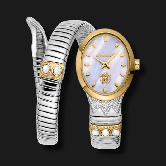 ROBERTO CAVALLI SERPENTE ORNATO PEARL 22.5mm (Preventa)