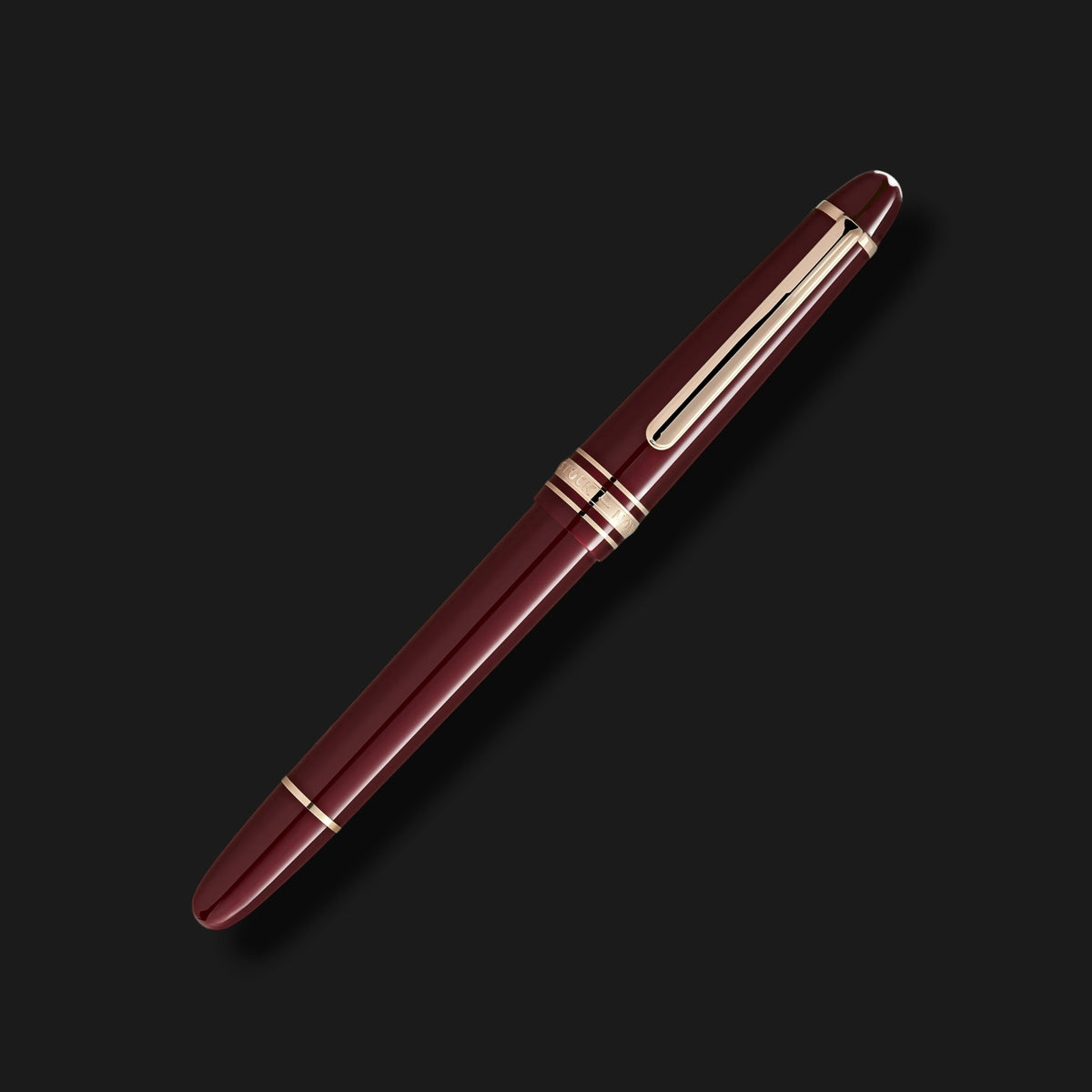 MONTBLANC BURGANDY ROLLERBALL PEN