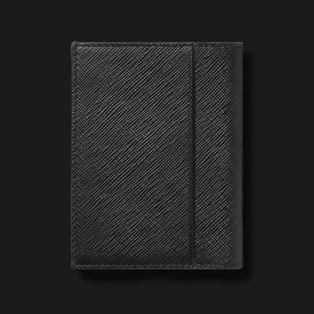 MONTBLANC SARTORIAL BLACK MINI WALLET 4CC
