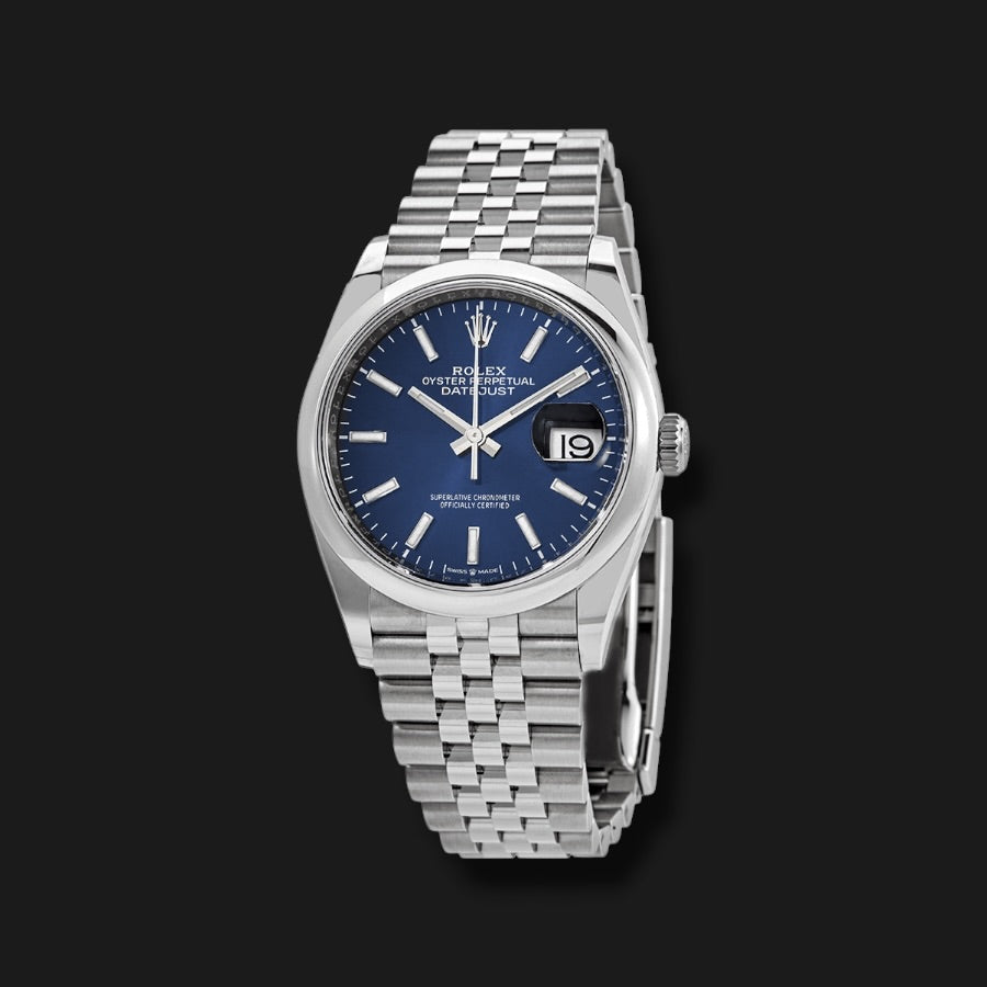ROLEX DATEJUST 36 BLUE DIAL JUBILEE 36mm