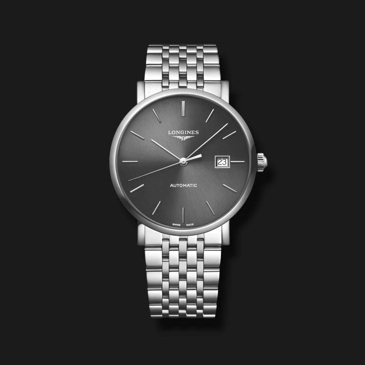 LONGINES ELEGANT GREY DIAL 37mm